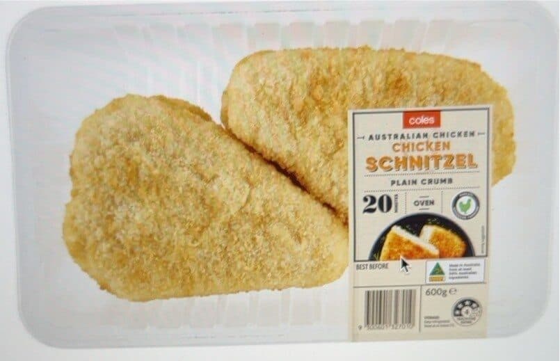 chicken schnitzel coles