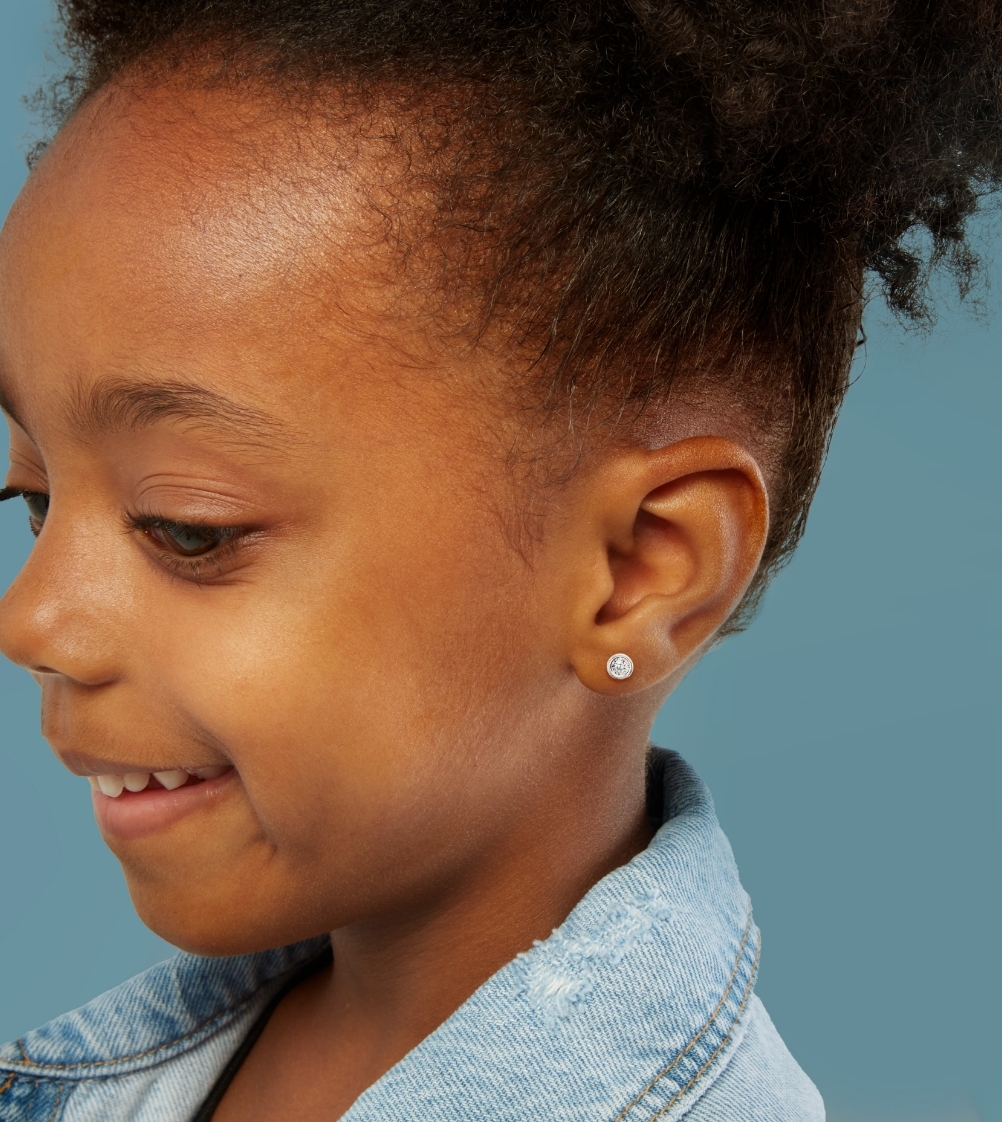 childrens ear piercing