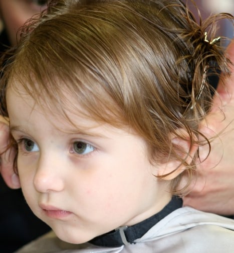 childrens hair cut