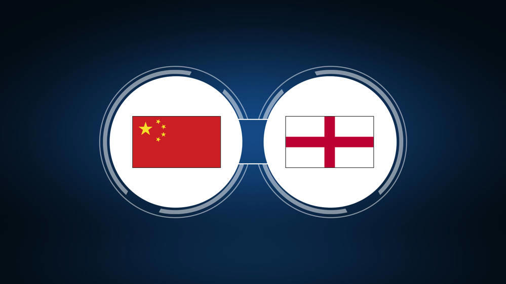 china vs england