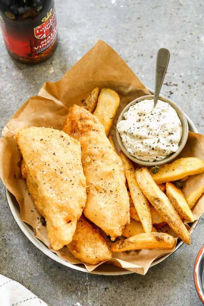 chips fish and chips