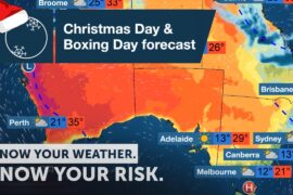 christmas day forecast sydney