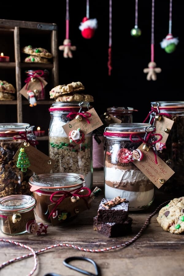 christmas gift jars