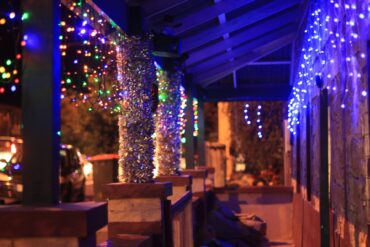 christmas lights at lobethal