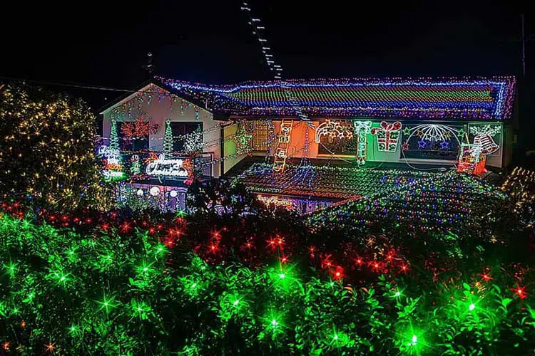 christmas lights castle hill sydney