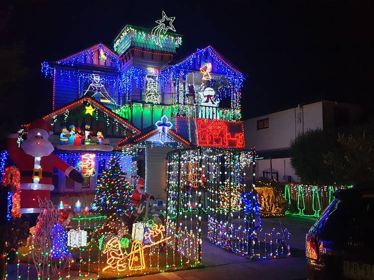 christmas lights houses melbourne