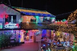 christmas lights in castle hill sydney