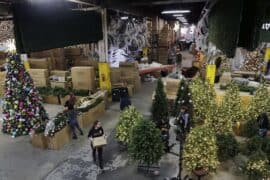 christmas warehouse