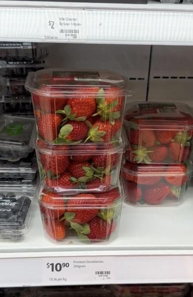 coles strawberries