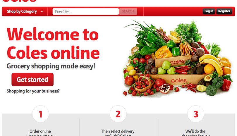 coles supermarket online shopping