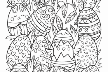 coloring page easter