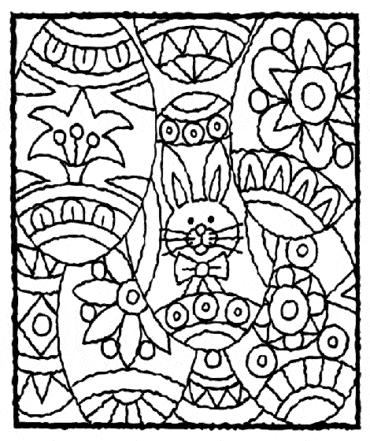 coloring pages of easter