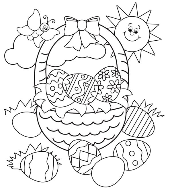 coloring sheets easter