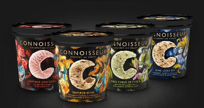 connoisseur ice creams