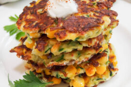 corn and zucchini fritters