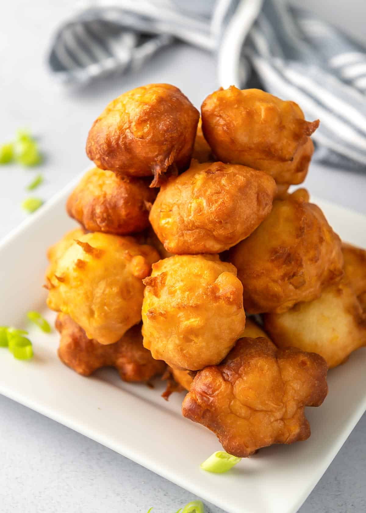 corn fritters using frozen corn