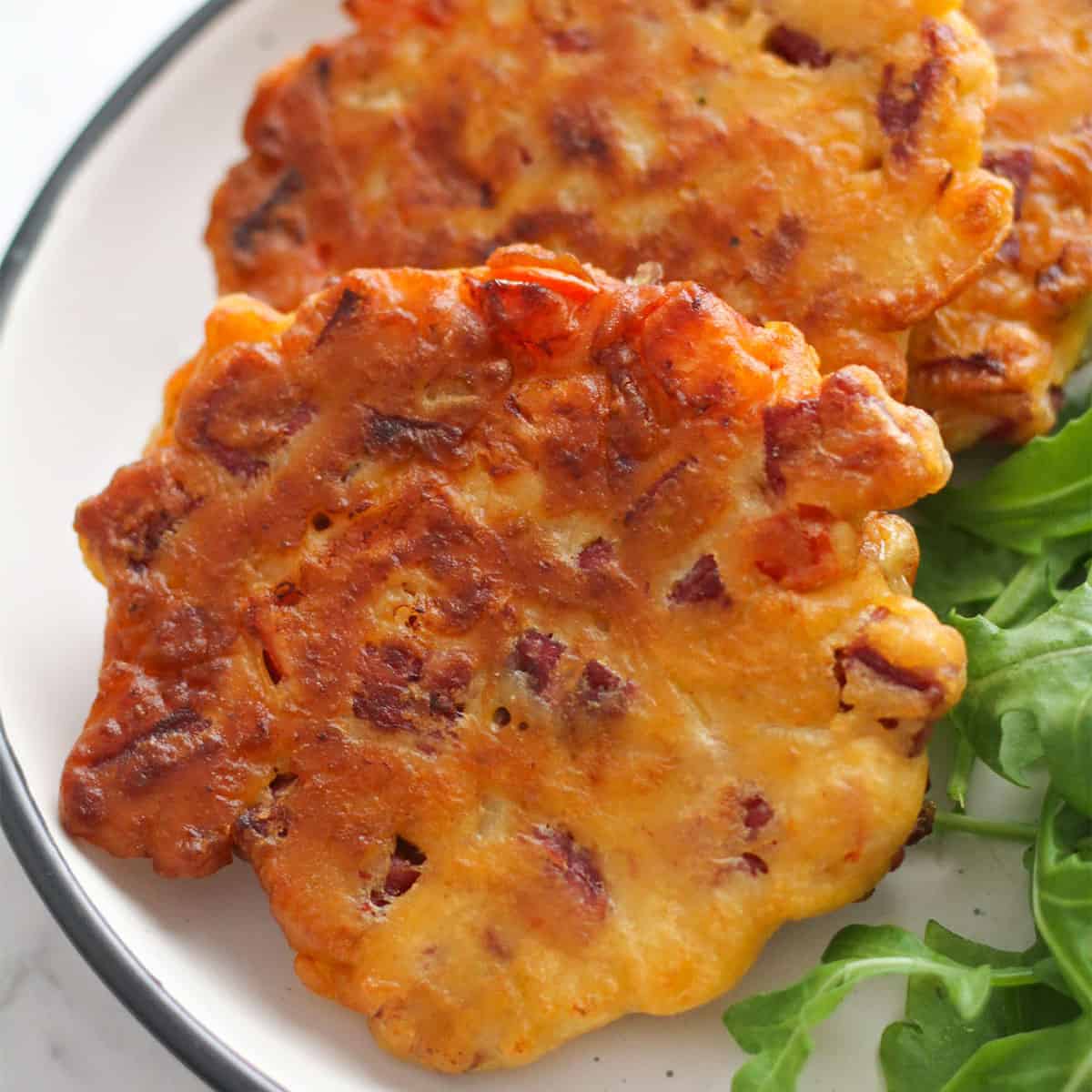 corned beef and corn fritters