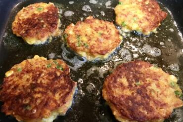 corned meat fritters