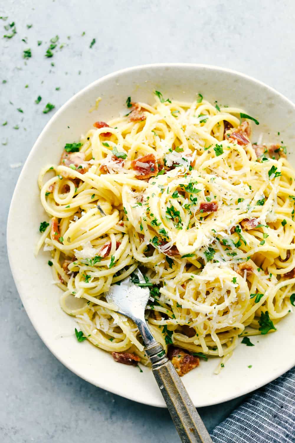 cream carbonara recipe