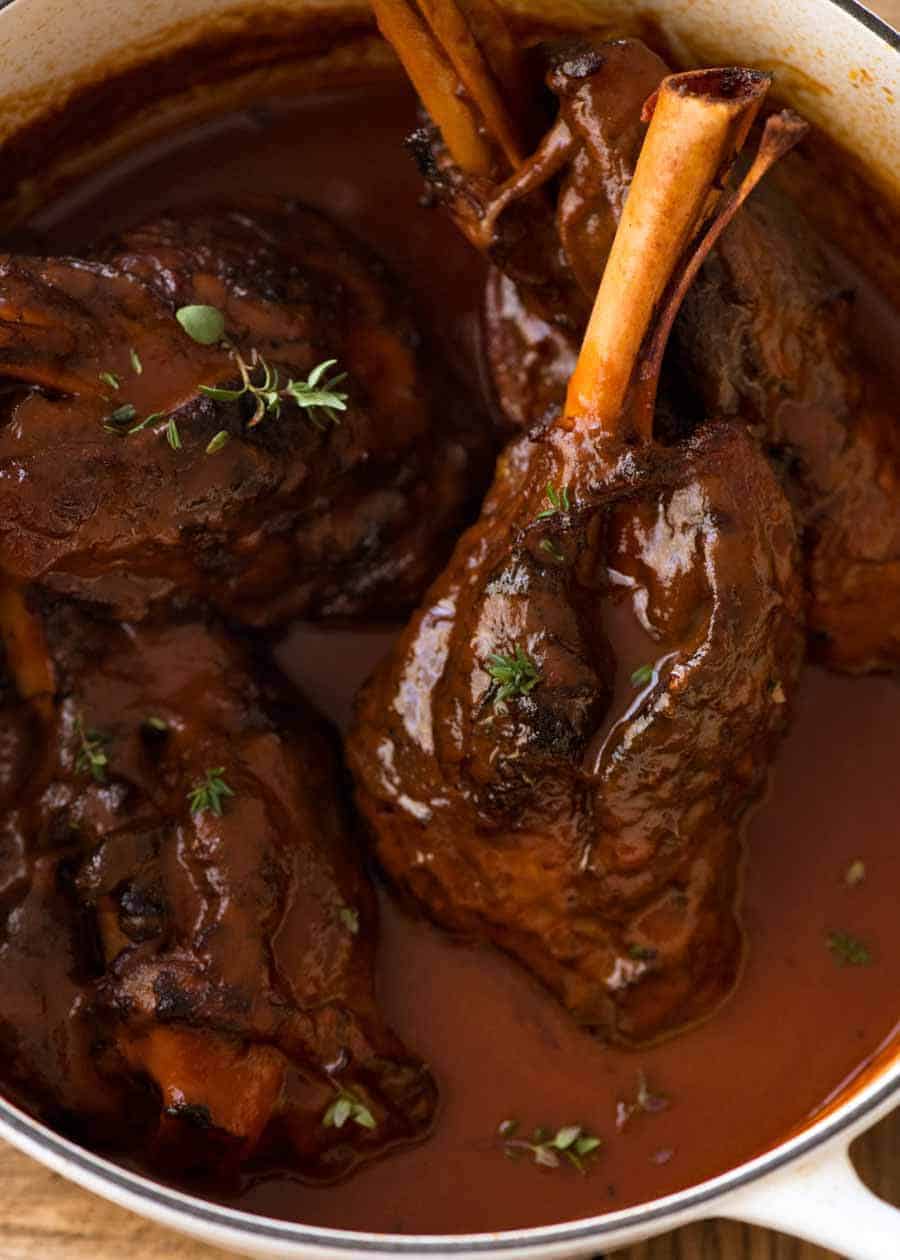 crockpot lamb shanks