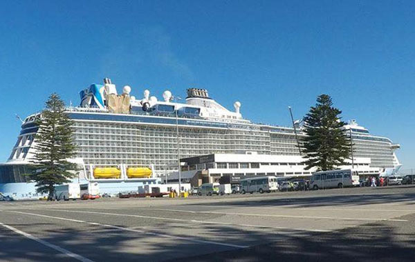 cruise ships adelaide