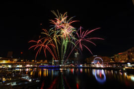 darling harbour fireworks saturday night sydney