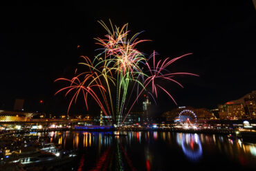 darling harbour fireworks saturday night sydney