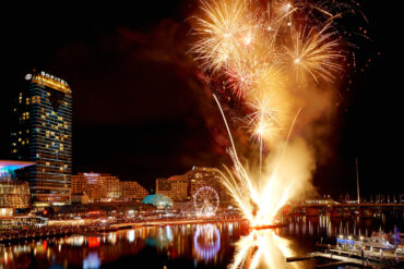 darling harbour fireworks schedule sydney