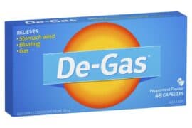 de gas tablets