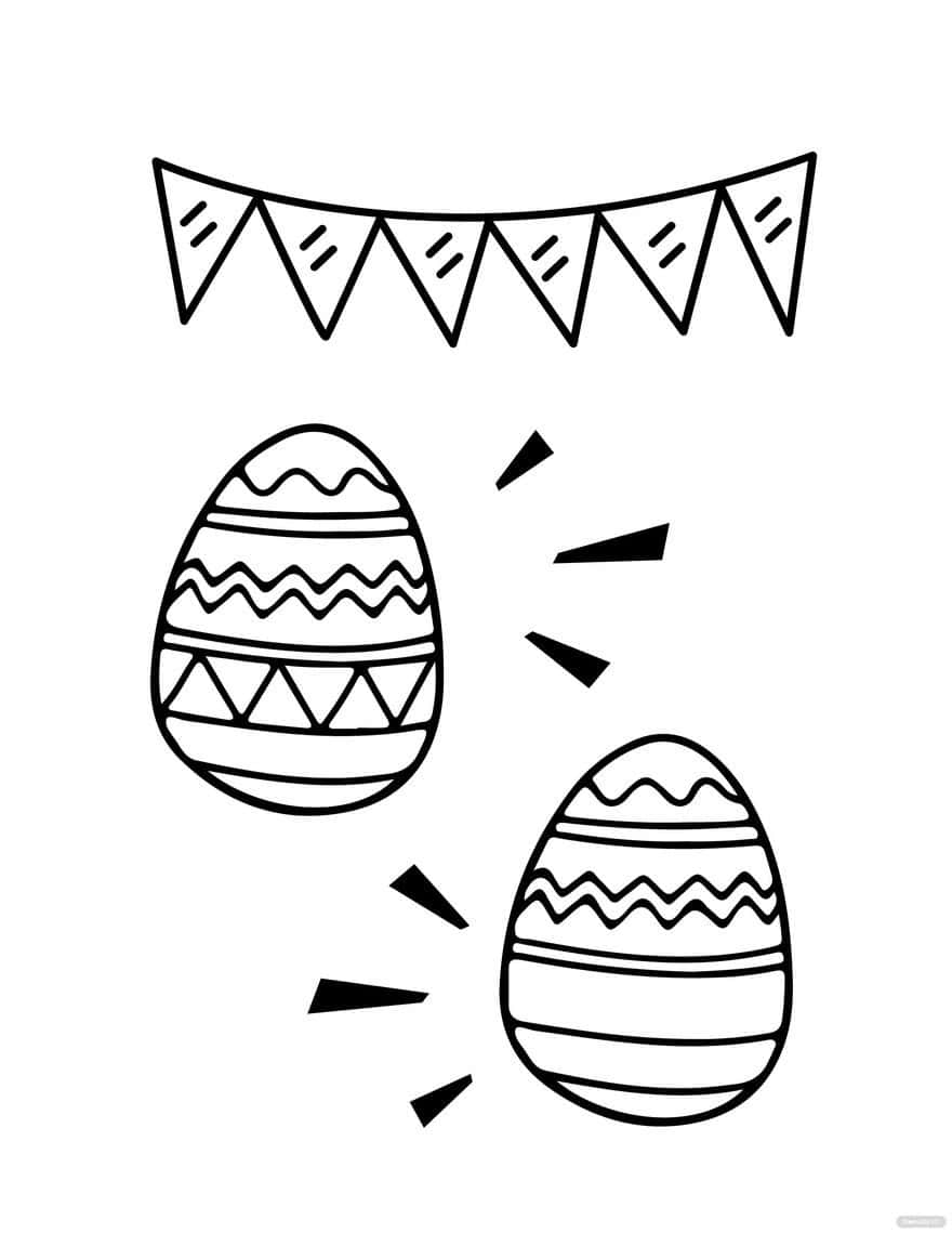 easter drawing easy