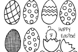 easter egg drawings easy