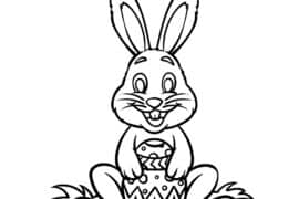 easy easter bunny drawings