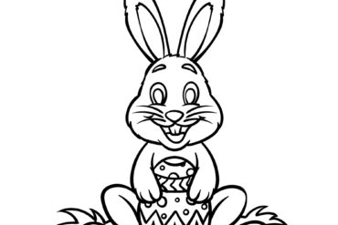 easy easter bunny drawings