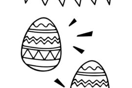 easy easter drawing