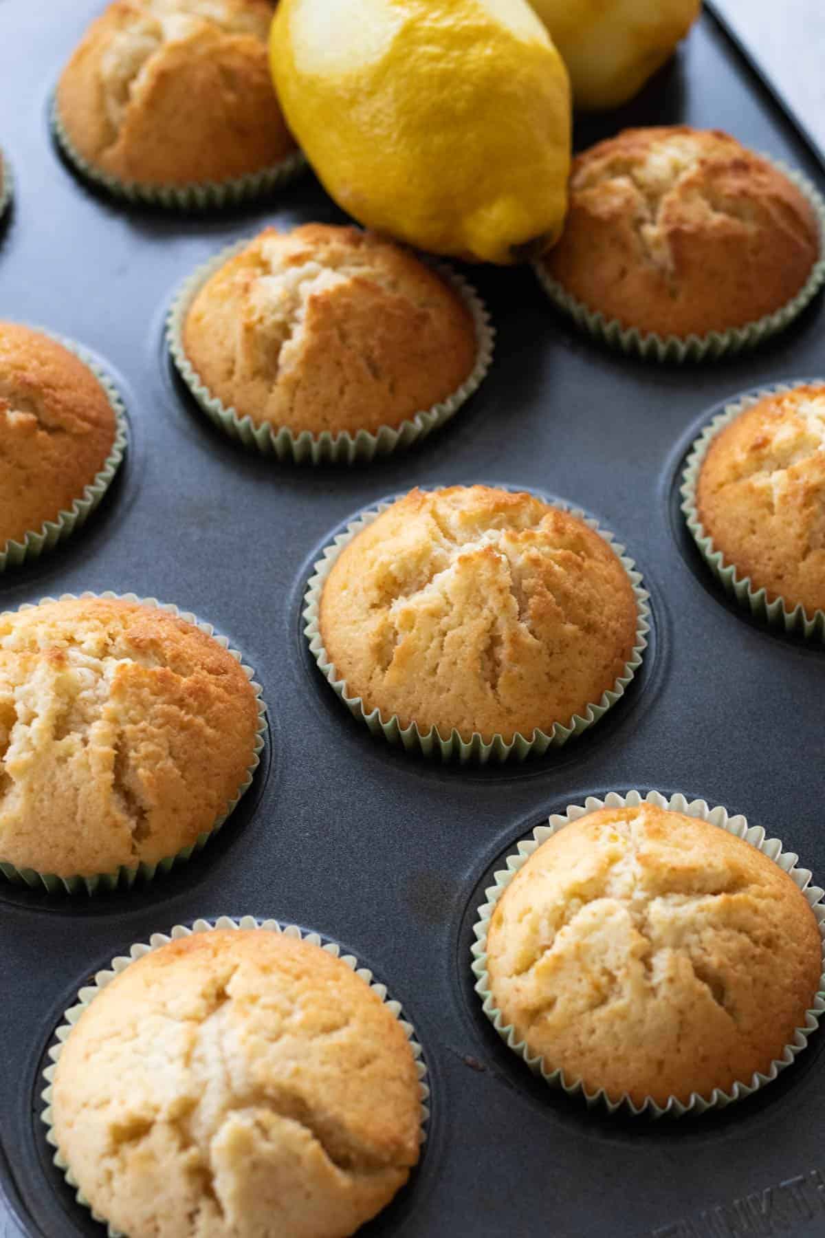 easy lemon muffins