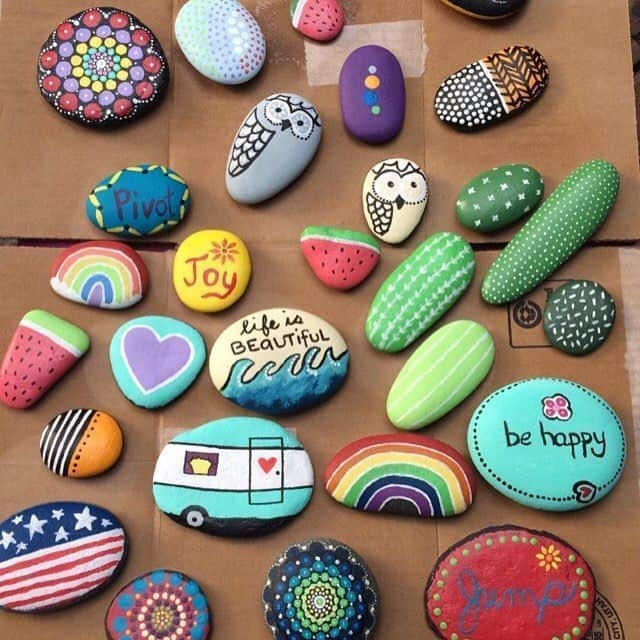 easy painted rocks