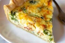 egg and spinach pie