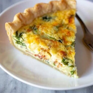 egg and spinach pie