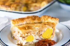 egg bacon pie