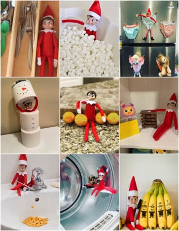 elf on a shelf easy ideas