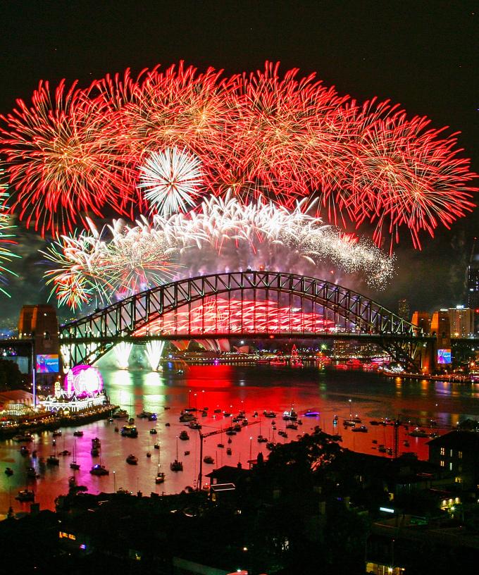 fireworks in sydney today sydney