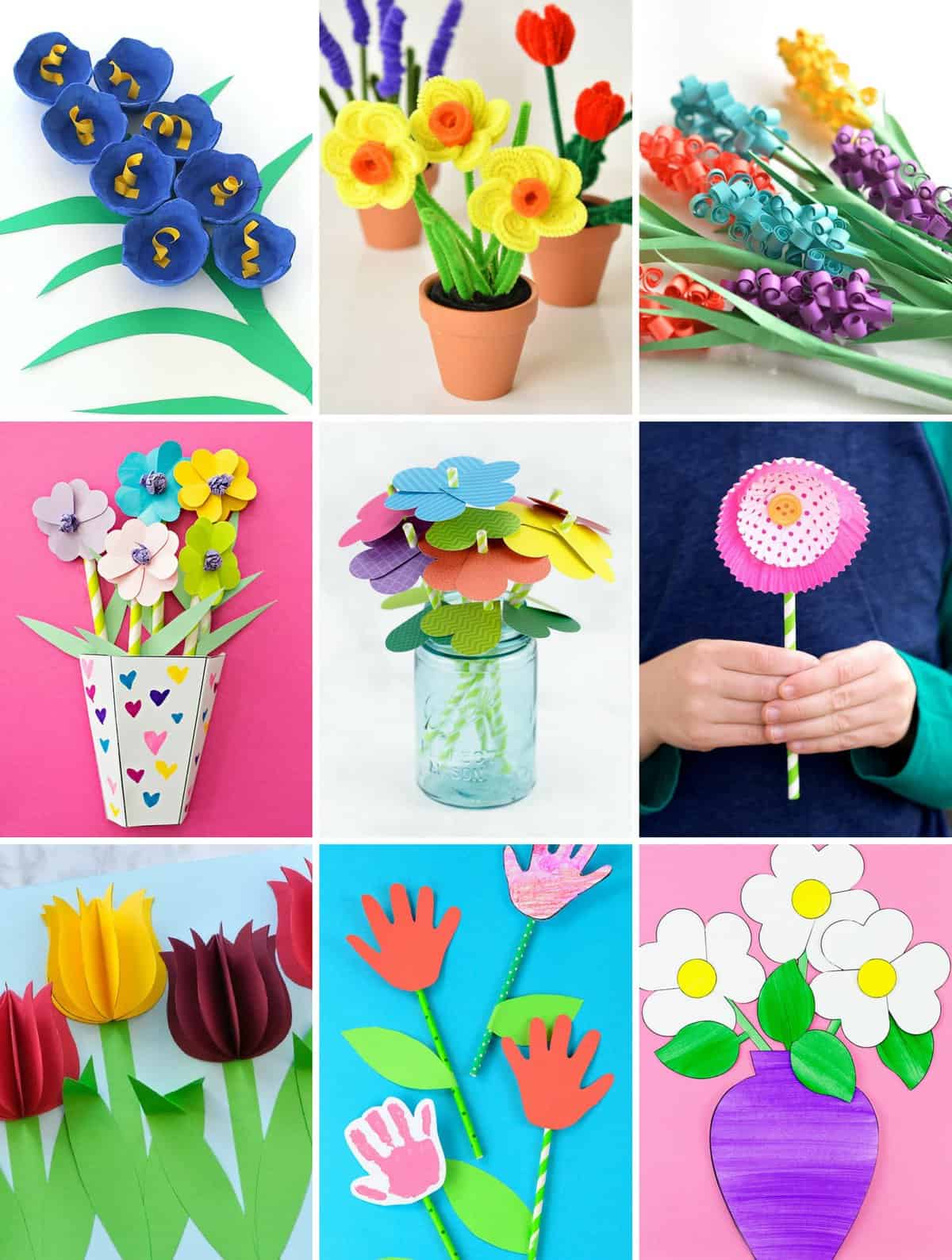 flower crafts for preschool