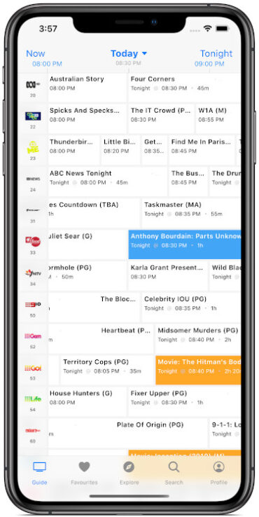 free tv guide brisbane