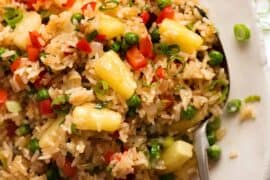 fried rice pineapple