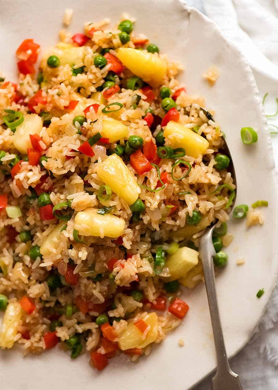 fried rice pineapple