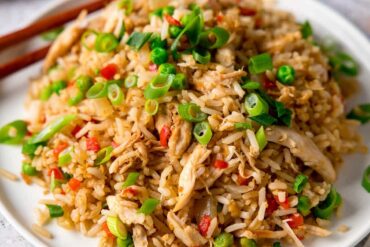 fried rice with chicken