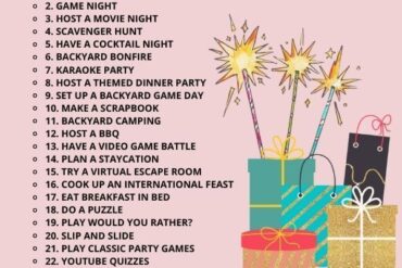 fun things to do for a birthday