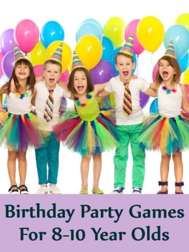 games for 8 year olds birthday party