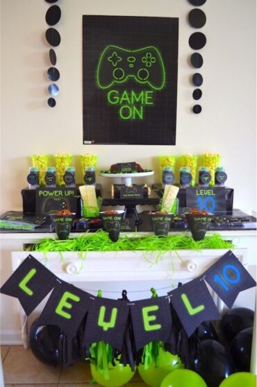 gaming birthday party ideas