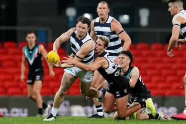 geelong versus port adelaide